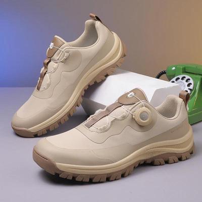 Chaussures de Trekking pour Homme de Haute Qualité Boucle Rotative Chaussures de Randonnée Homme Baskets Décontractées d'Extérieur Homme Chaussures de Marche Respirantes Antidérapantes