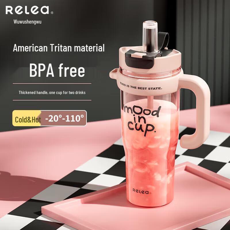 Wushengwu Popeye Large Capacity Tritan Sports Water Bottle