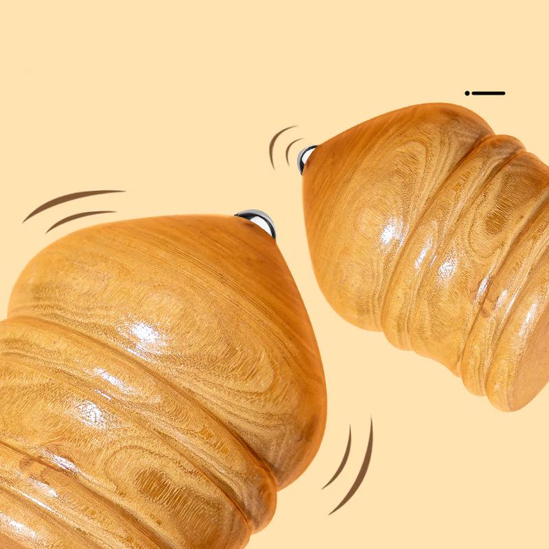 

Wooden Fitness Spinning Top Toy
