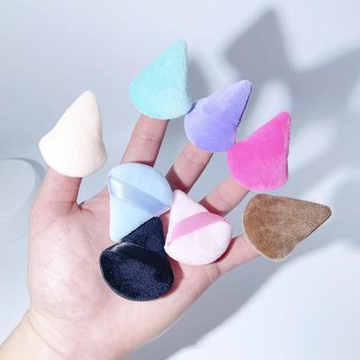 Set di Spugnette Triangolari per Air Cushion: 6 Spugnette per Trucco Floccate per Cipria Libera