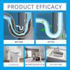 Household Drain Pipe Quick Unblocking Agent, Household Cleaner, Automatic Unblocking, Easy to Operate Suitable for Use in Various Hous