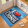 Detroit Lions Carpet Door Mat for Living Room or Bedroom Protective Mat Under Chair Office Decoration Christmas Gift Birthday Present