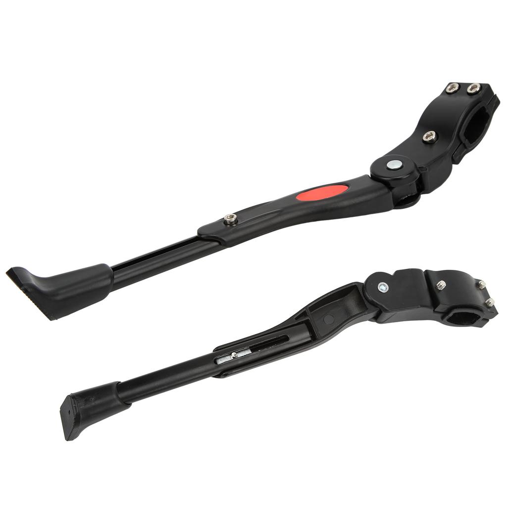 Bike Kickstand Aluminium Alloy   Wear Resisting Plastic Mat Inside Enhanced Stability   Kickstand