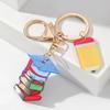 4PCS Playful Stationery And Pencil Shaped Keychains Perfect For Academic Celebrations And Student Incentives