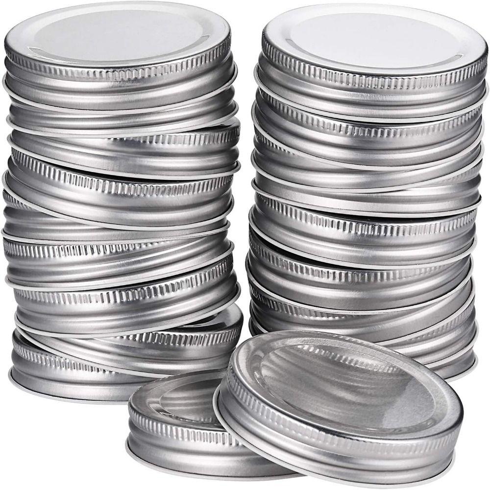 20Pcs Split-type Replacement Rings Secure Mason Canning Lids Reusable Mason Jar Lids  Glass Jar