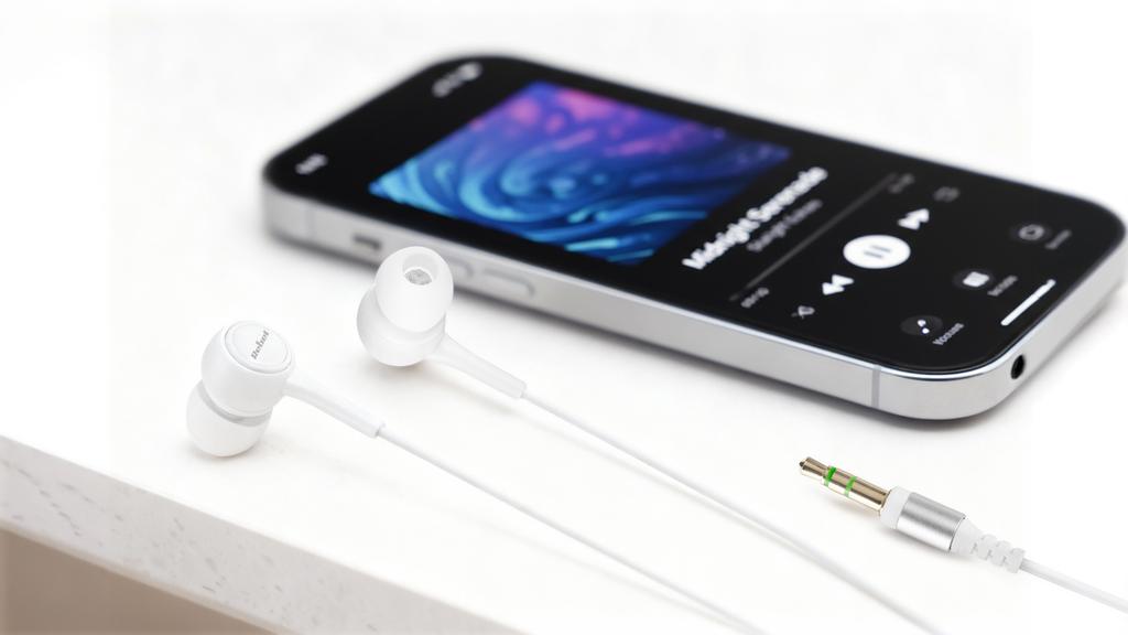 Azusa SN-613 in-ear headphones, 3.5 mm jack, 120 cm cable