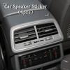 4pcs Tesla Speaker Stickers Car Audio Badge Emblem Decals for Tesla Model 3 Y S X Interior Accessories