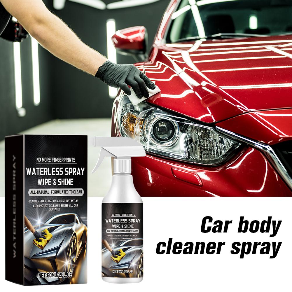 Waterless Car Body Cleaner Spray Quick Cleaning For Car Body Surface Stain Removal Restores Vehicle Luster