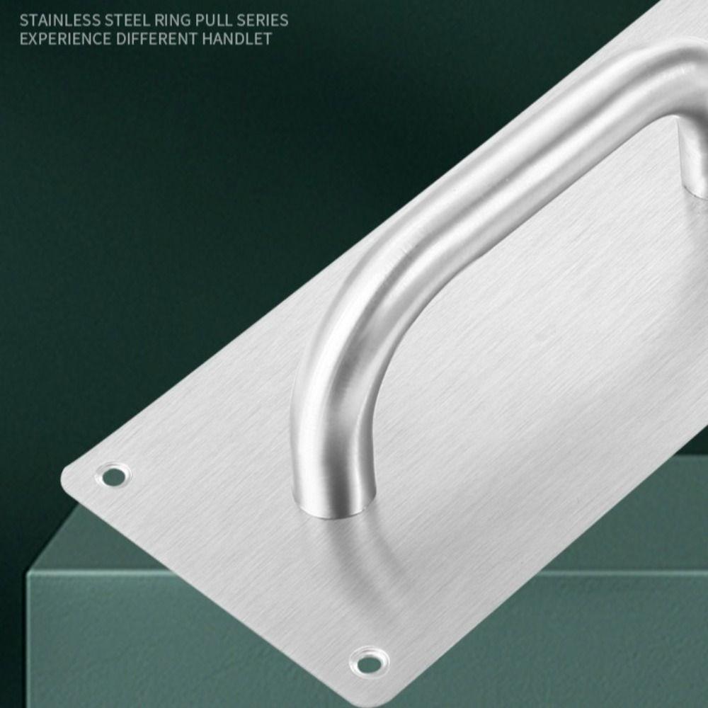 Furniture Handle Heavy Duty Barn Door Pull Stainless Steel Gate Door Handle Door Plate Handle  Pull