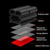 2 Size Car Door Rubber Seal Strip Double-Layer Protector Car Door/Hood/Trunk Weather Strip Soundproof Waterproof Sealing Strip