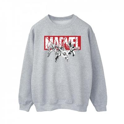 Mens Comics Hero Group Sweatshirt