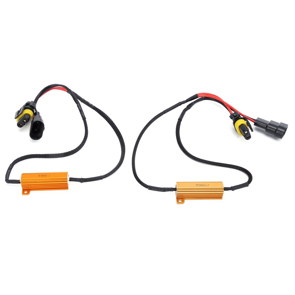 2pcs 9005 LED Load Resistor Decoder 50W 6 Ohm  for Headlight Fog Daytime Running Light