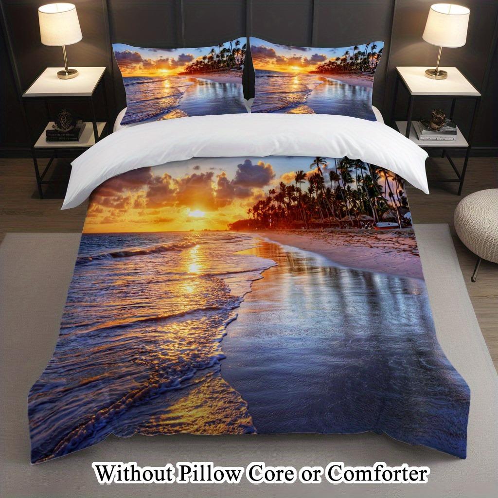 

Beautiful Scenery Bedding Set Sunset Duvet Cover Set Soft Single Twin Size Home Decor Duvet Cover Set Birthday Gift For Girls Eu Single 135x200cm