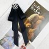 Black Fabric Bow Brooches For Women College Style Collar Flower Lapel Pins  Necktie  Jewelry Gifts