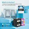 65XL Ink Cartridges Black Color Combo Pack Replacement for HP Ink 65 65XL Work for HP Deskjet 3755 3772 3700 3722 3752 2600 2622 Envy 5055 5000 5070