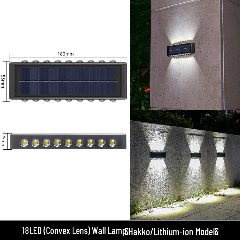 Waterproof Solar Outdoor Wall Light for Garden, Courtyard & Balcony Decoration