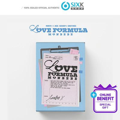 [Pre-order] 2026 MONSTA X SEASON'S GREETINGS[LOVE FORMULA MONBEBE Ver.] (Online Benefit)