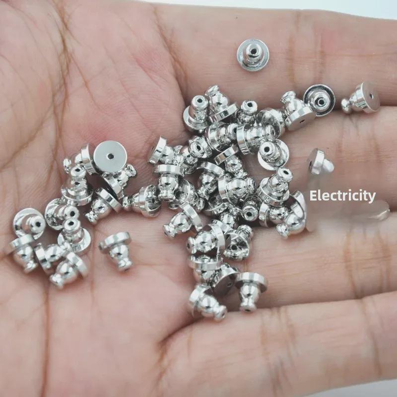 18K Gold Color Brass Frisbee Earplugs with Custom Logo – Electroplated Earring Plugs for Hot Sale.