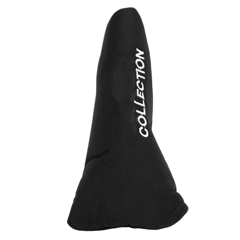 Golf Club Head Covers Nylon Abrasion Proof Golf Putter Protective Headcover for Competitions Travels Women Use White