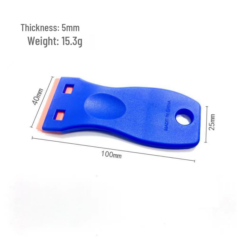 Plastic Cleaning Scraper for Glue and Stain Removal - Small Shovel Tool for Car Film and Household Cleaning
