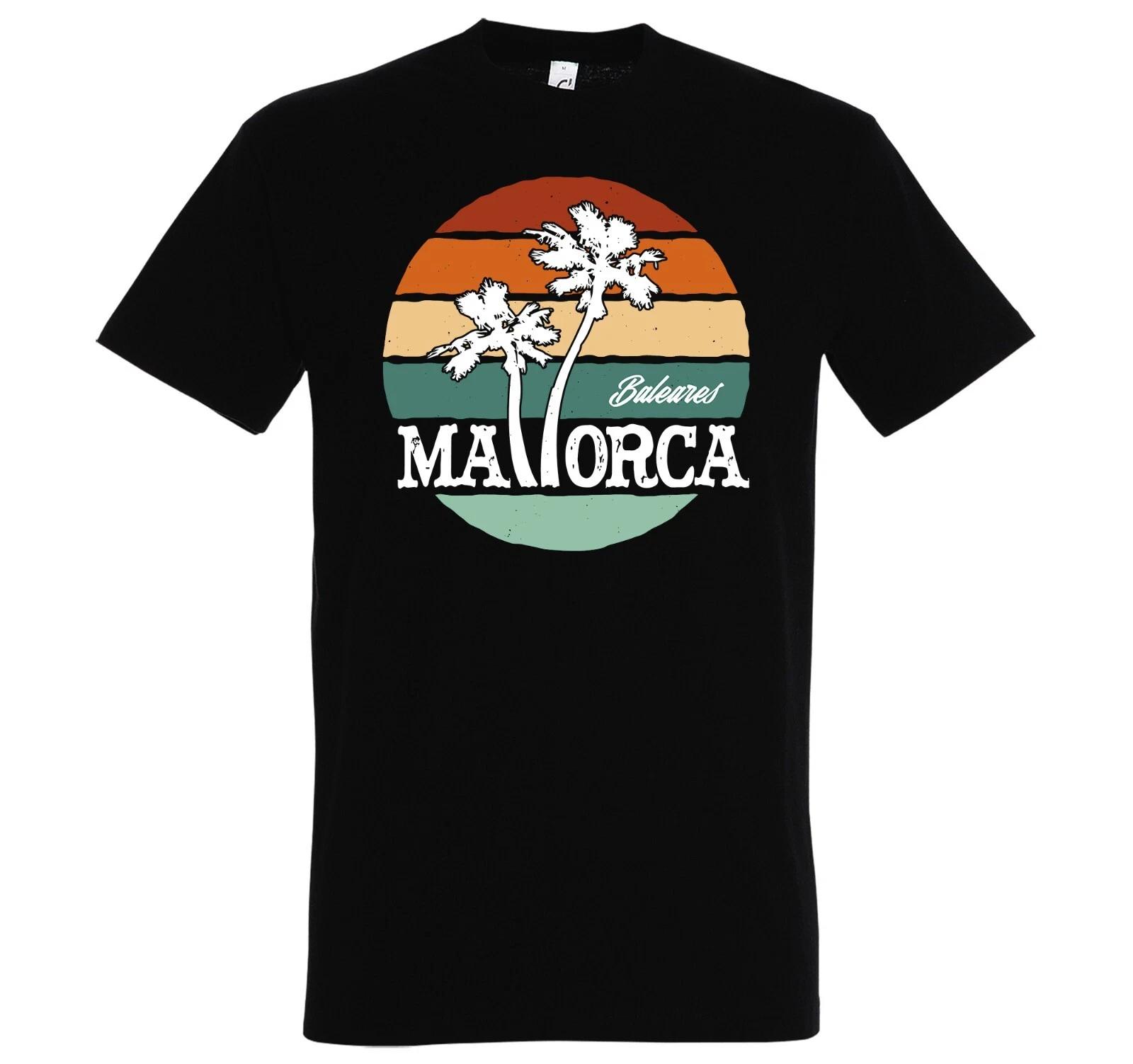 Mens T-Shirt Mallorca Logo Print Saying Tourists Travelers Funny Tourism 3XL