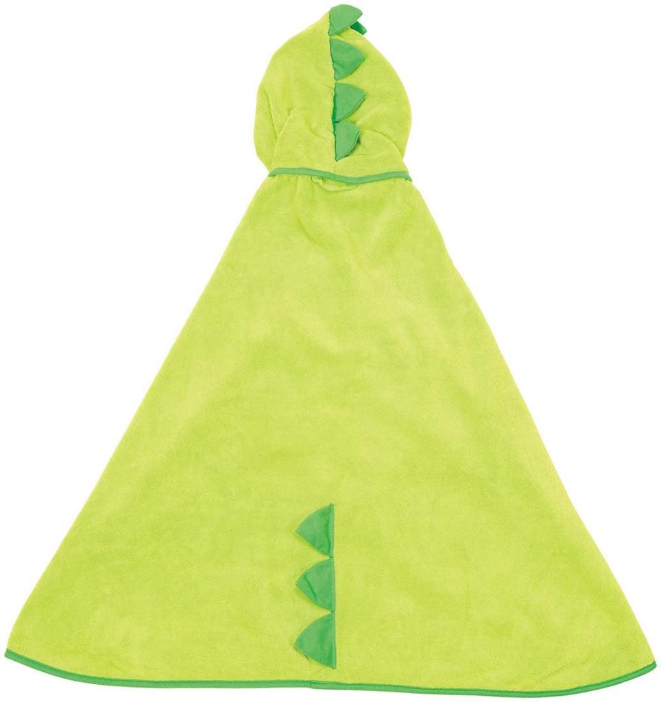 Skater Hooded Bath 108 X 92 Dinosaur Kids' Poncho, Moisture-Wicking, Quick-Drying, Cm, Design, BPO1-A