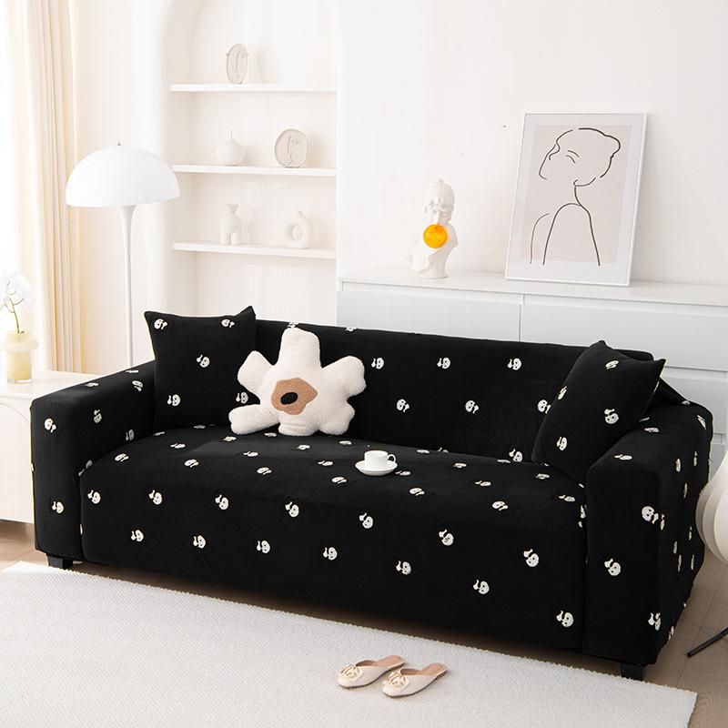 Universal Sofa Cover Stretch Fabric All-InJUEusive Full Covered Slipcover for Four Seasons Lazy Solid JUEoth