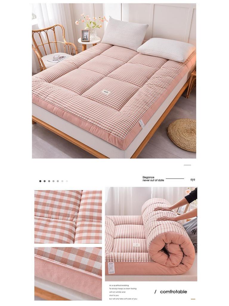 Feather Velvet Thickened Mattress Pad for Home, Bedroom, or Dormitory