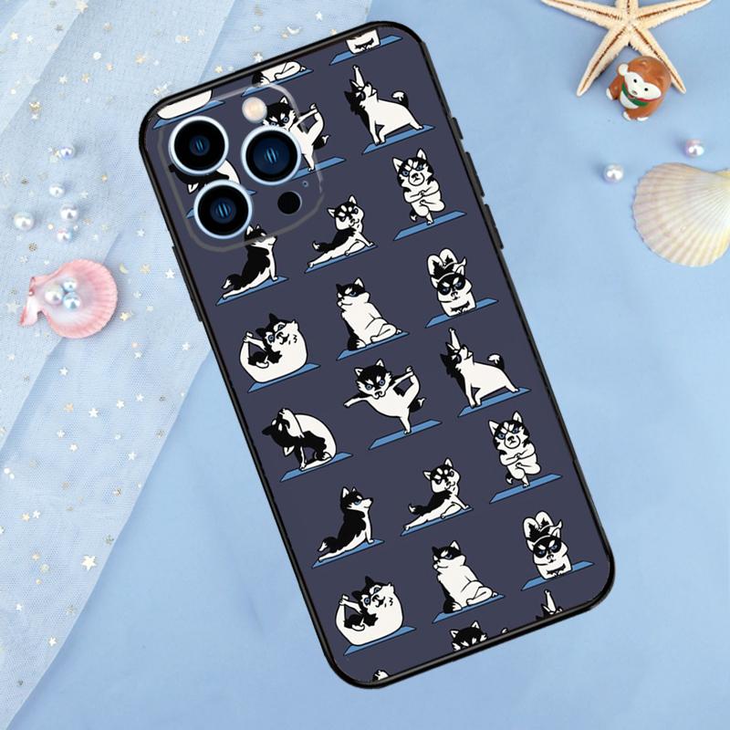 Animal Dog Husky Case For iPhone 17 Pro Max16 15 14 13 11 12 Pro Max Plus 12 13 Mini 16e 17 Air Back Cover