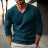 Men's  V-Neck  Self-Cultivation  Pullover  Long Sleeves  Sweater