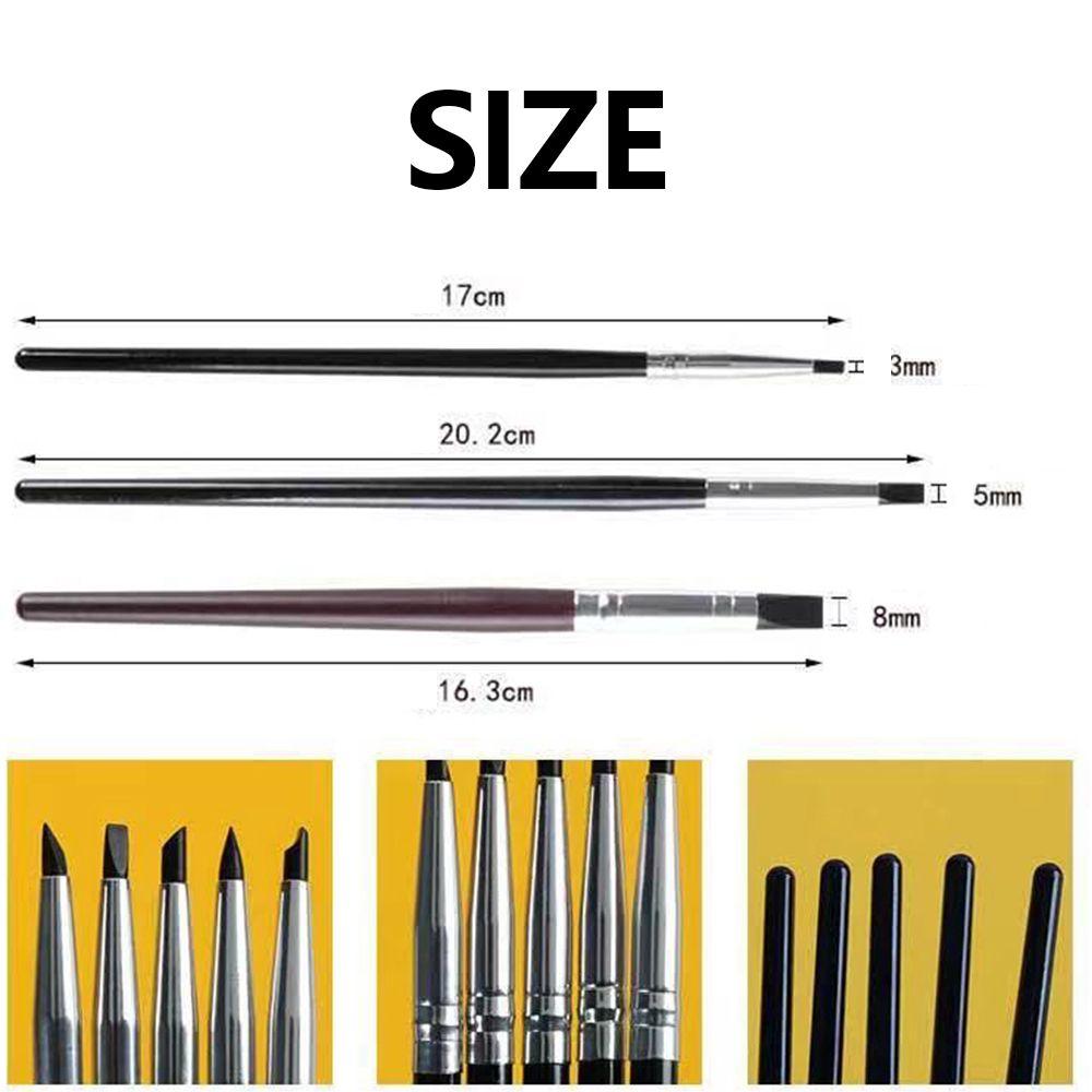 Accessories Nail Art Pen Dotting Carving Pen Kit Painting Brushes Sculpture Pen Silicone Nail Brush