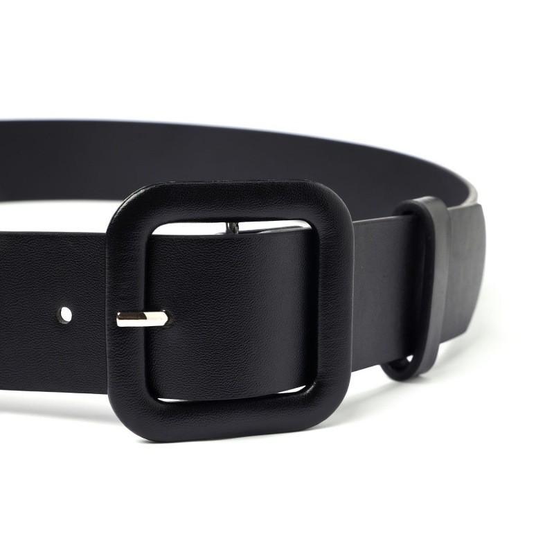 Stylish Minimalist Womens Square Buckle Belt In Trendy Candy Colors For Every Outfit