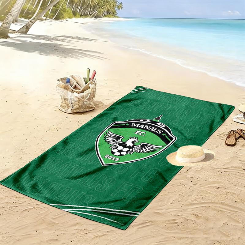 MANAUS FC Print Beach Towel, Large Soft Quick Dry Towel for Beach Camping Swimming