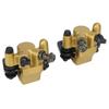 2pcs Hydraulic Disc Brake Caliper Replacement for 50cc 70cc 90cc 110cc 125cc Chinese ATV 4 Wheeler Quad Go Kart
