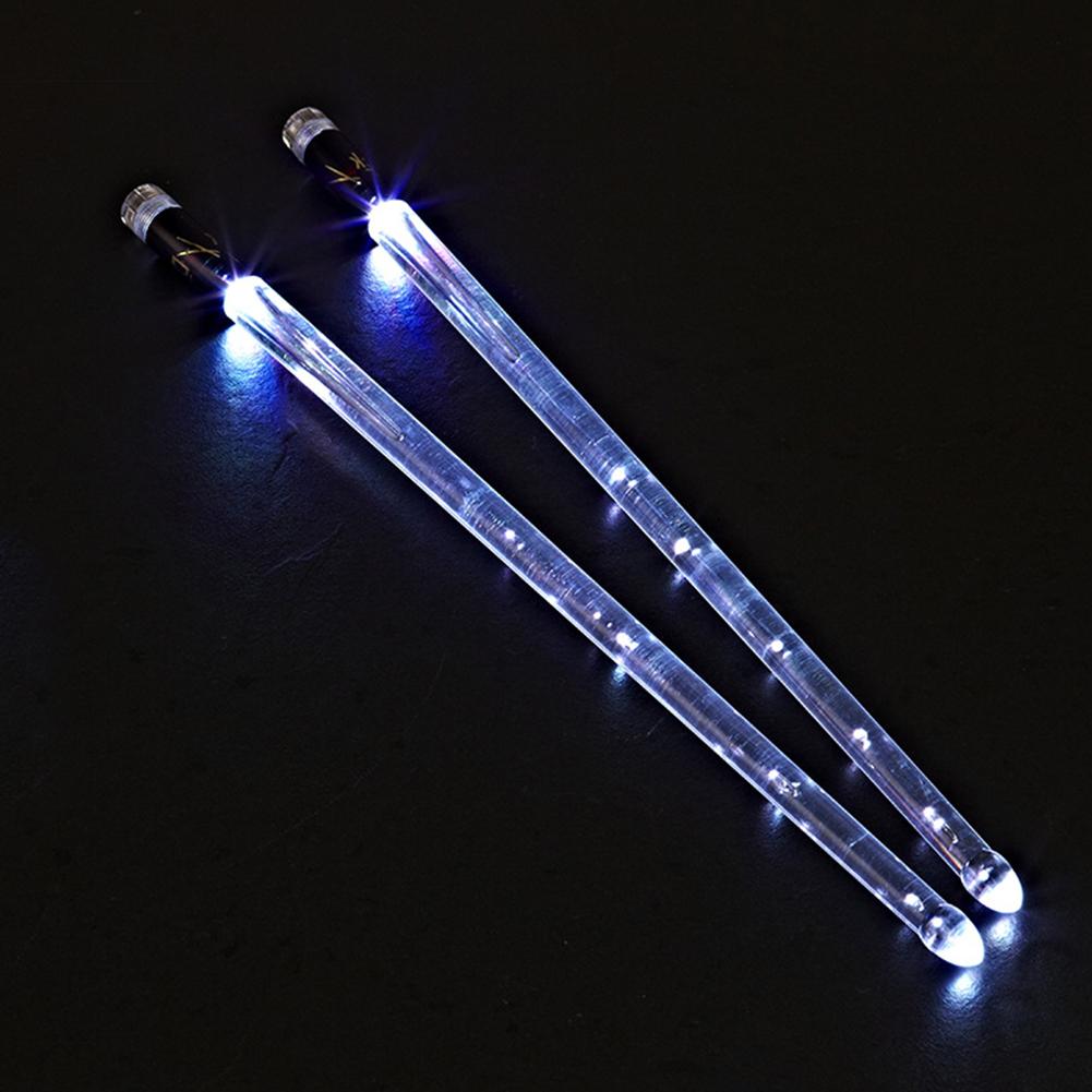 LED Light Up Drumsticks 15 Color Changing Plastic Drum Sticks LED Light Up Drum Sticks Jazz Drum Sticks for Adults Drummers
