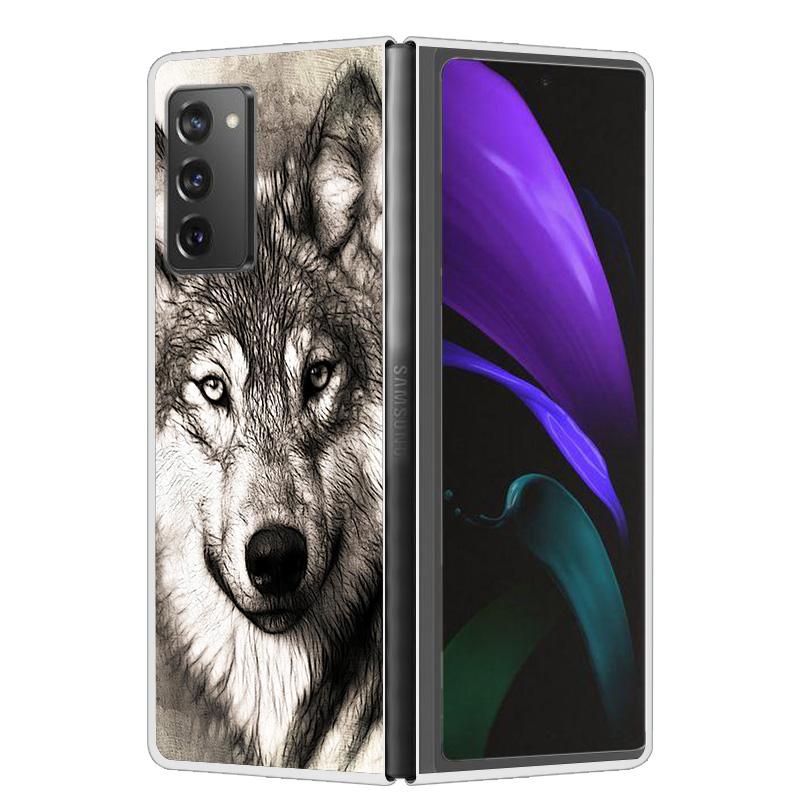 For Samsung Galaxy Z Fold2 Fold4 Fold5 Case Shockproof Hard Plastic PC Back Cover For Samsung Galaxy Z Fold 3 5 4 5G Phone Cases