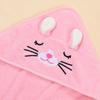 Soft Newborn Hooded Towel Cartoon Animal Warm Sleeping Swaddle Wrap Gifts Toddler Bathrobe