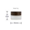Frosted Wood Grain Cover Cream Bottle Cream Bottle Lotion Bottle Spray Bottle Storage Bottle Pump Bottle Storage Bottle Silk Screen Gilding