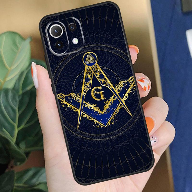 Freemasonry Logo Symbol Case For Xiaomi 15 14 Ultra 13T 14T 15T Pro 17 Pro Max POCO F8 F7 F5 F6 X5 X6 X7 Pro Coque
