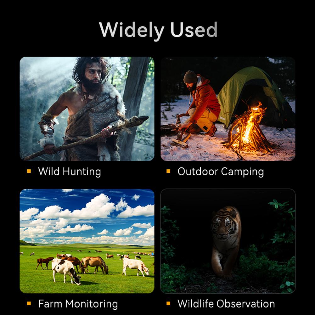 HD 1080P Infrared Binoculars 7 Gear Infrared 10 X Digital Zoom 2000mAh Rechargeable Battery for Saving Camping Photos and Videos