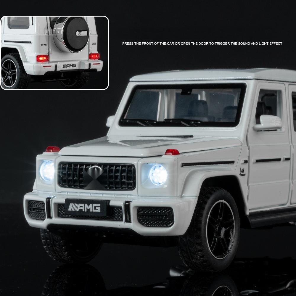 1:32 Benz G63 SUV Alloy Model Car Toy Diecasts Metal Casting Sound and Light Car Toys For Children Vehicle