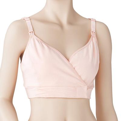 Dacco Nursing Half Half 1 Peach 85202 Top, Mother-Friendly Top, Piece, Pink, M-L