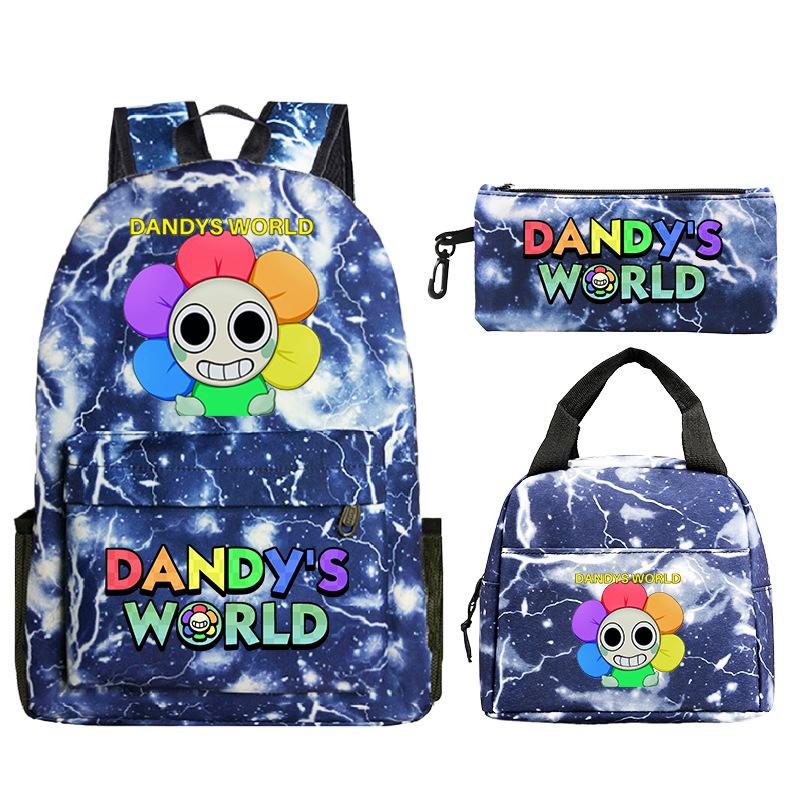 

Новая игра dandy s world окружающая персонализированная печать студенческий школьный рюкзак повседневная сумка для карандашей сумка для ланча No specification