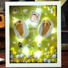 Newborns Foot Print Photo Frame 3D Foot Print Molds Photo Frame Baby Molds With Light Soft Clay DIY Handprints Infant Souvenir