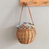 Eco Friendly Natural Wicker Basket Lightweight And Breathable Perfect For Picnic Outings And Home Storage Of Produce