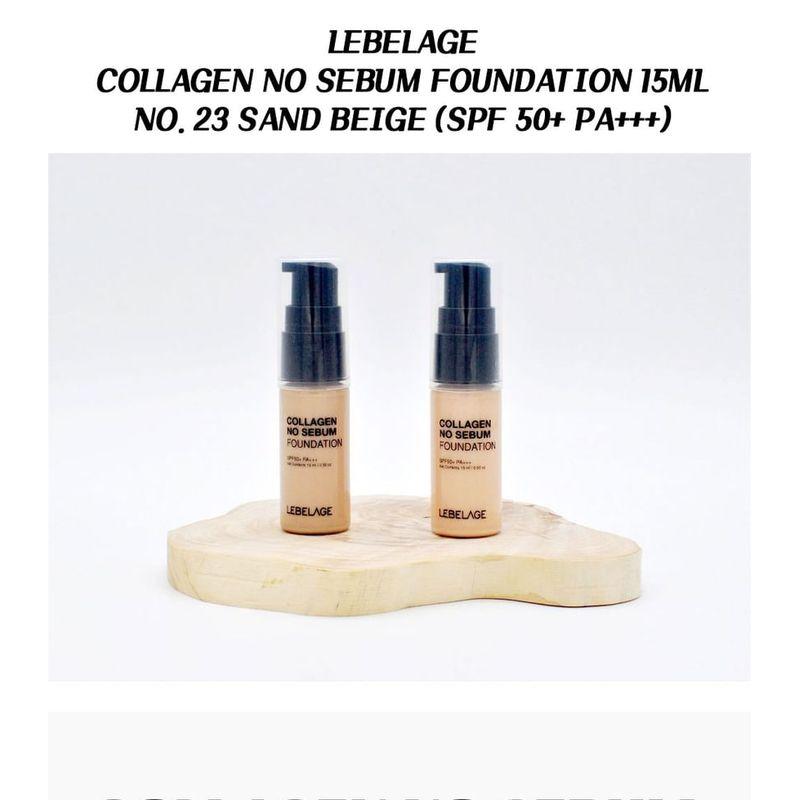 LEBELAGE - Collagen No Sebum Foundation Mini - 3 Farben