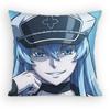 Akame ga KILL! Esdeath Pillow Case Anti-dustmite Pillowcase Invisible zipper silky short plush Sofa cushion cover
