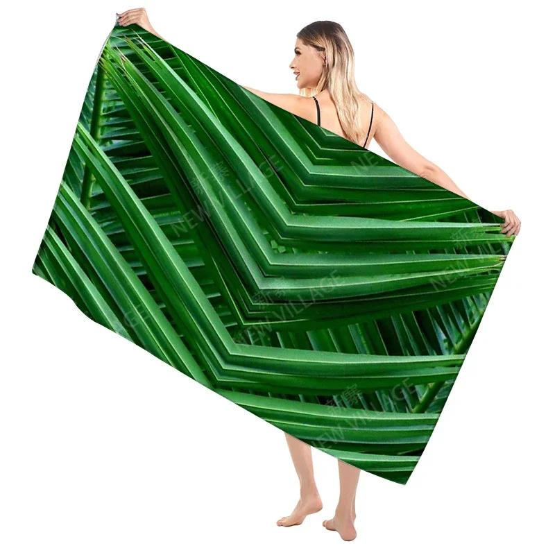 Bathroom Bath towel for adults sauna Large beach towel Gym towel Large hotel woman shower quick drying microfiber simple plant