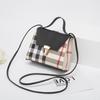 Handheld women's bag Guangzhou women's bag plaid shoulder messenger small bag