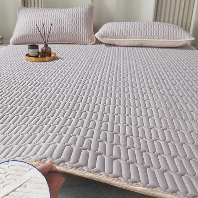 2pcs/3pcs Latex Summer Mat Kit Cooling Feel Bed Pad and Pillowcase Cold Sleeping Bed Mat for Summer Breathable Folding Cool Mat